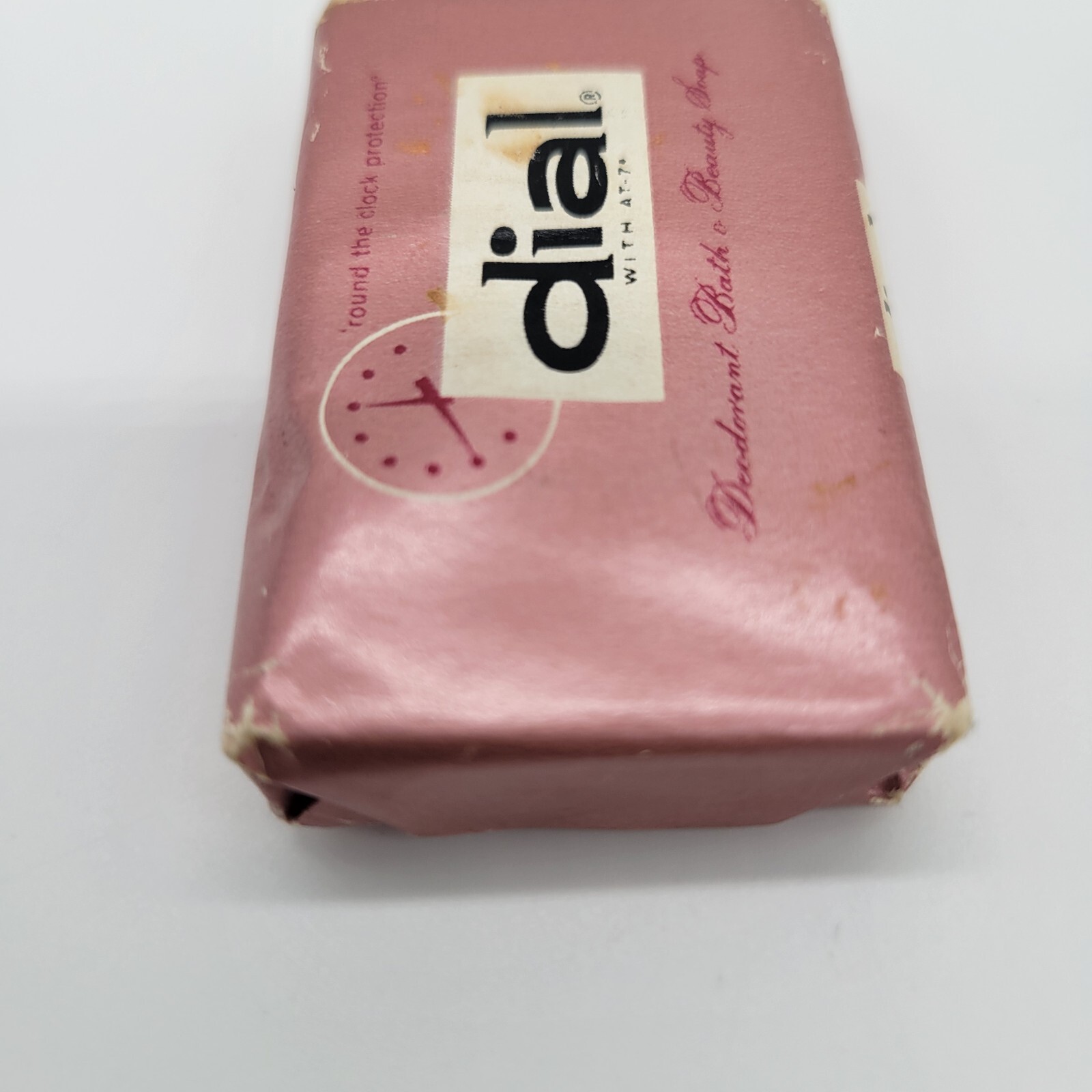 Dial Bath Size Deodorant Beauty Bar Soap 5 OZ Vintage NOS Pink Wrapper AT-7
