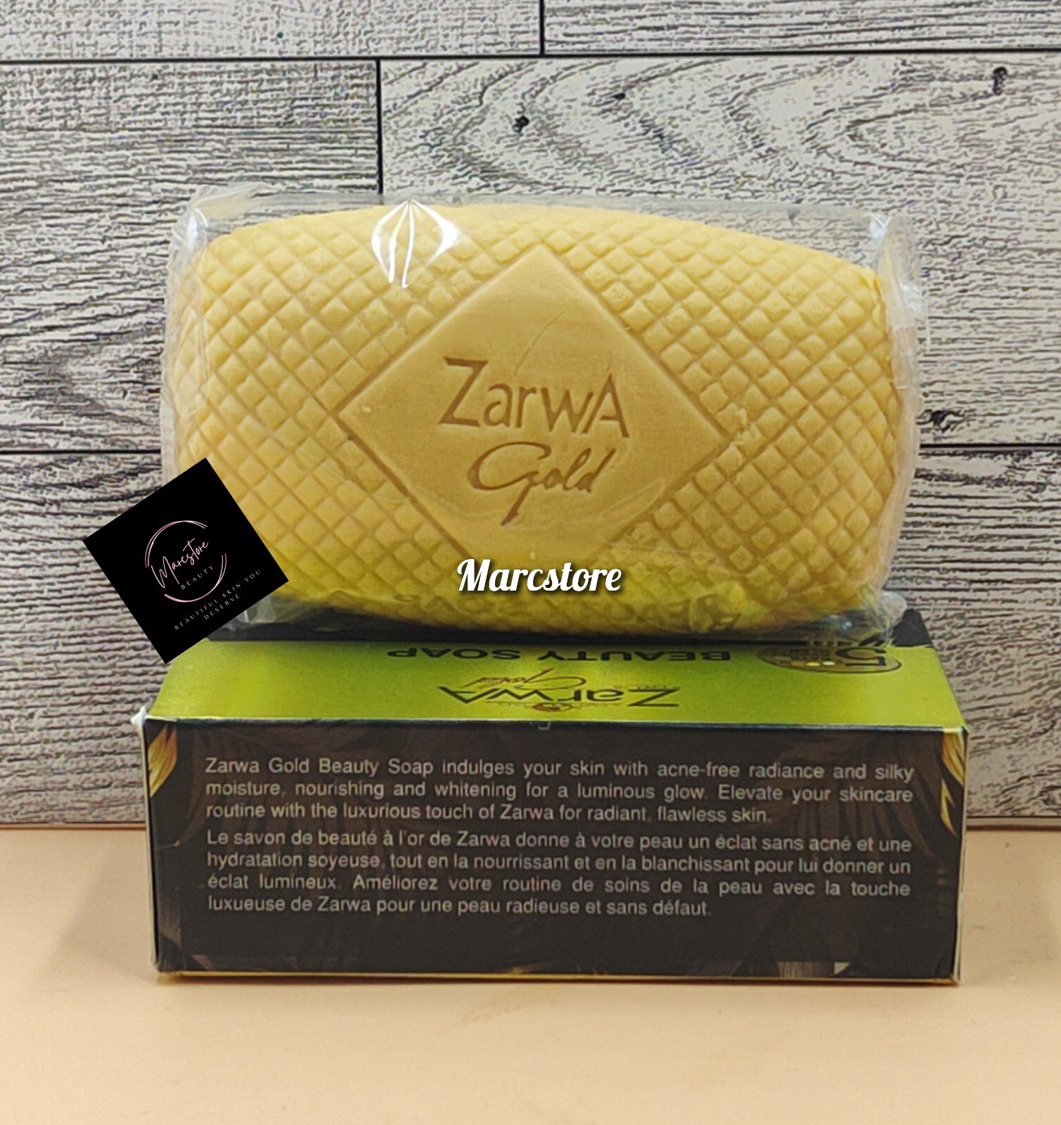 X 1 Zarwa Gold Nourishieing & Whitening Face & Body Soap. ALL SKIN TYPES