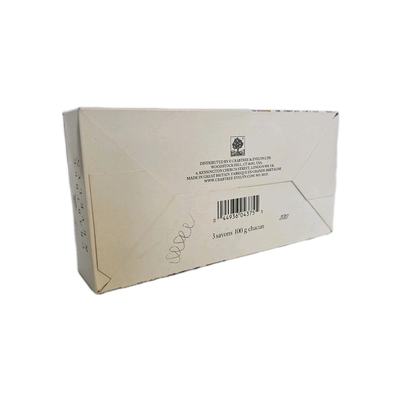 Crabtree & Evelyn Lavender Triple Milled Soap 3 Bars 85g 3oz New