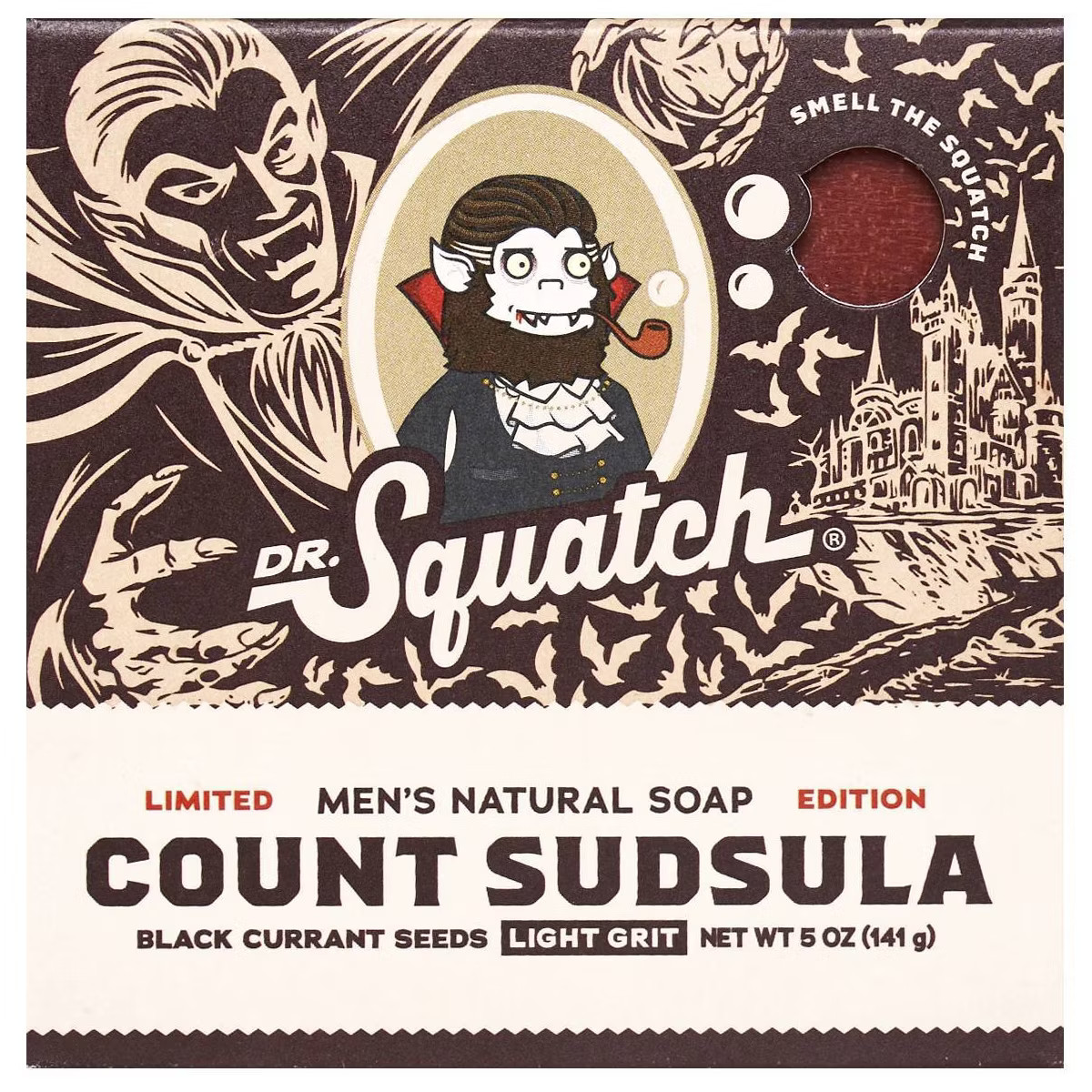 Count Sudsula Light Grit Dr Squatch Soap 5 Oz Bar
