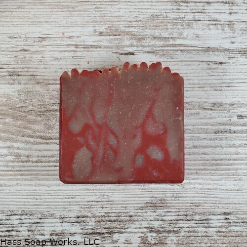 Handmade Dragon’s Blood Bar Soap Red Brown Swirl Patchouli Amber Incense Scent