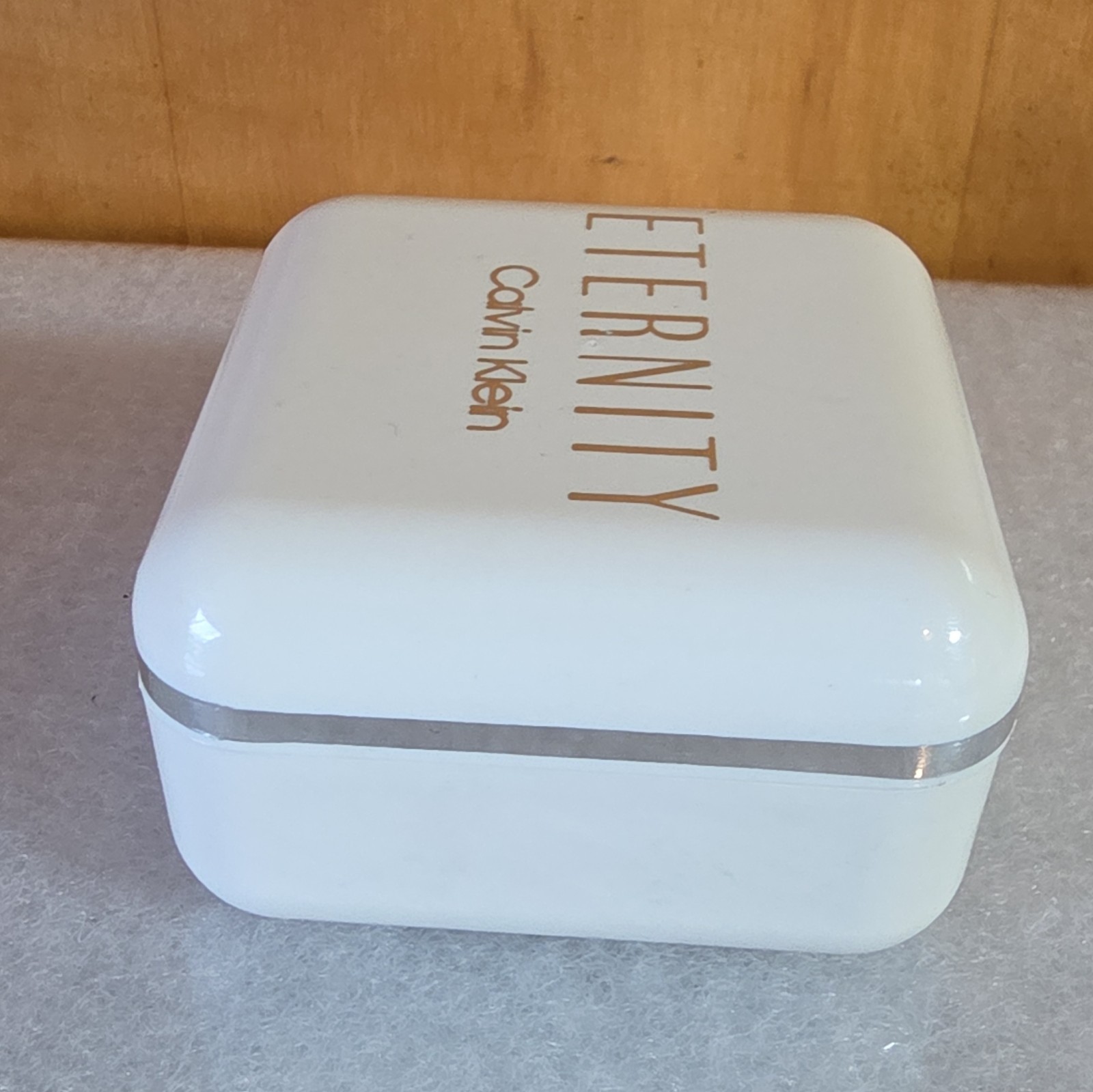 Calvin Klein Eternity Bath Soap Bar 3 oz, Rectangular in White Case