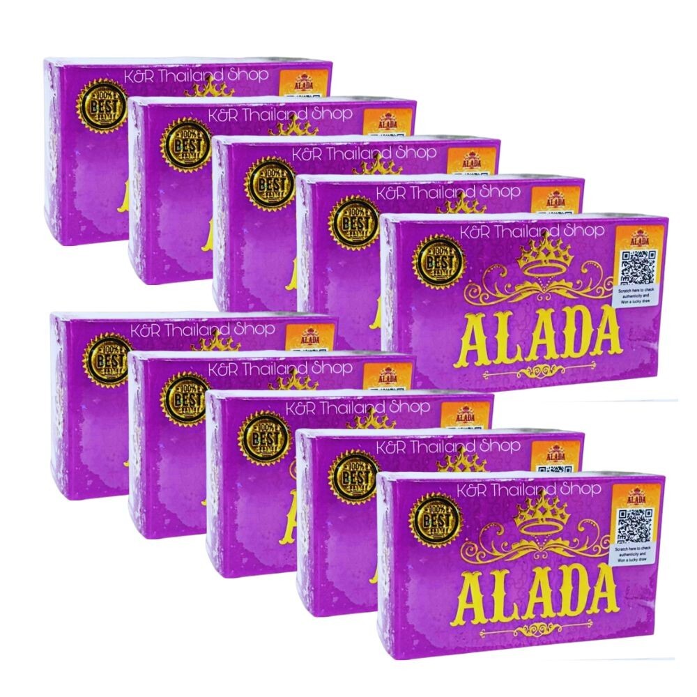 Whitening Soap ALADA Natural Bath & Body Natural Anti Aging Brightening 160g x10