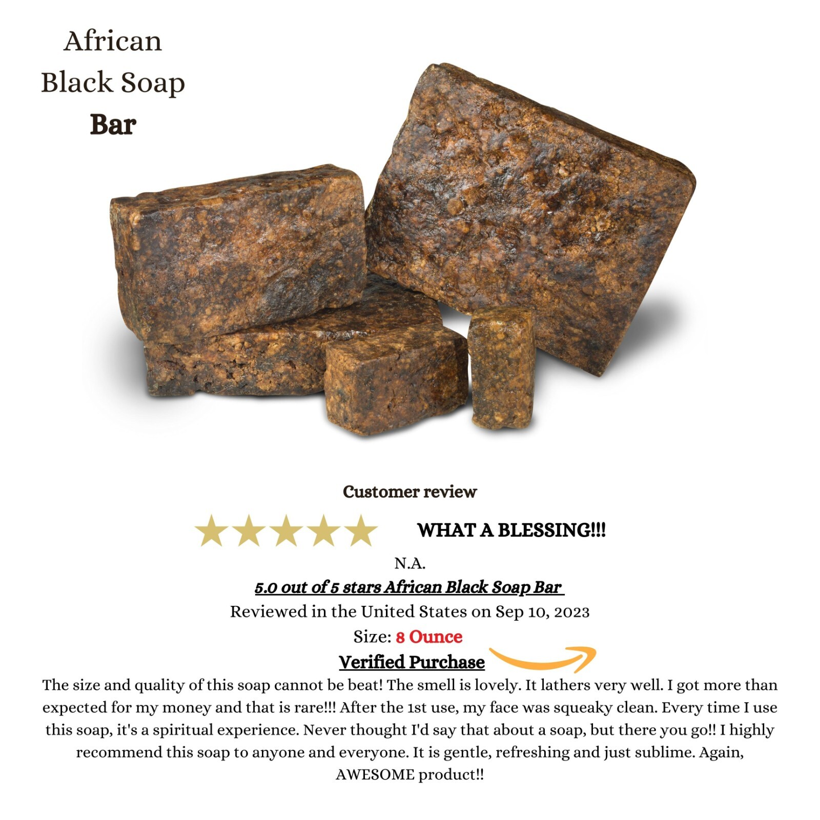 Raw African Black Soap Wholesale 100% Pure Organic Unrefined Natural Soap Bar