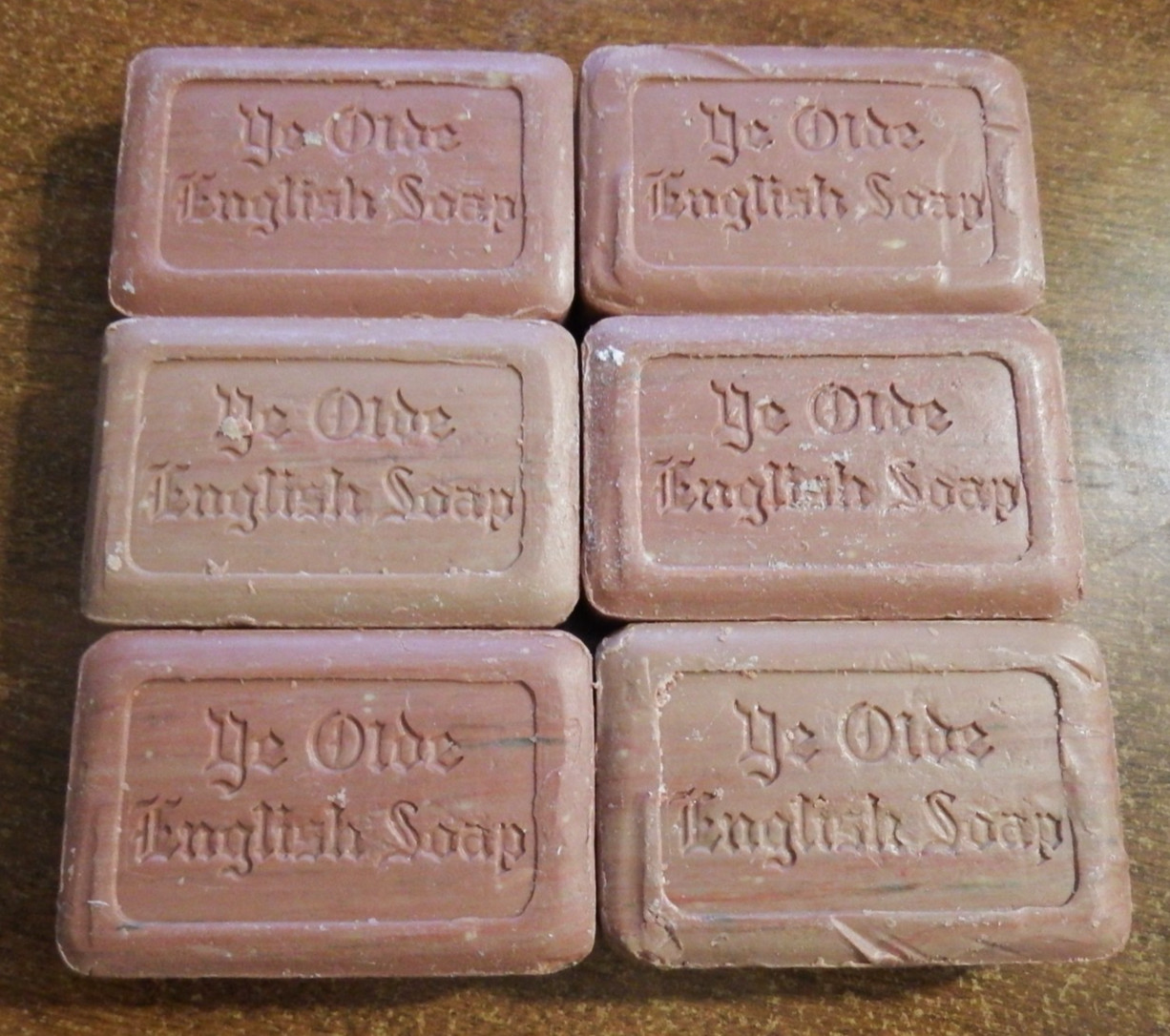 6 VTG Bars of Ye Olde English Brown Soap NEW!