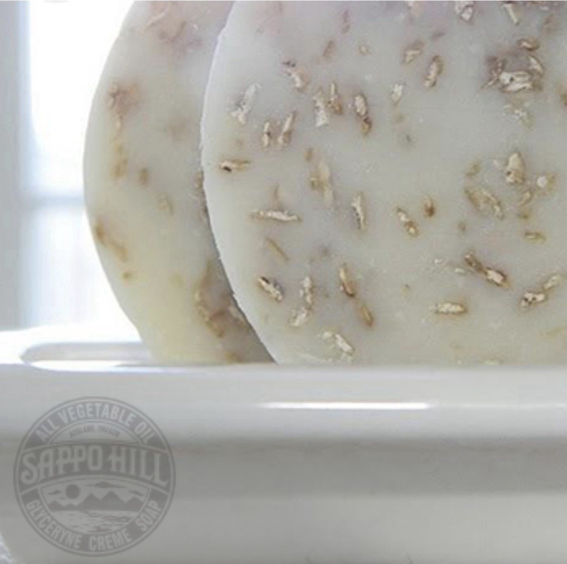 Sappo Hill Oatmeal Bar Soap 3.5 oz Natural Fragrance Free – 12 Pack