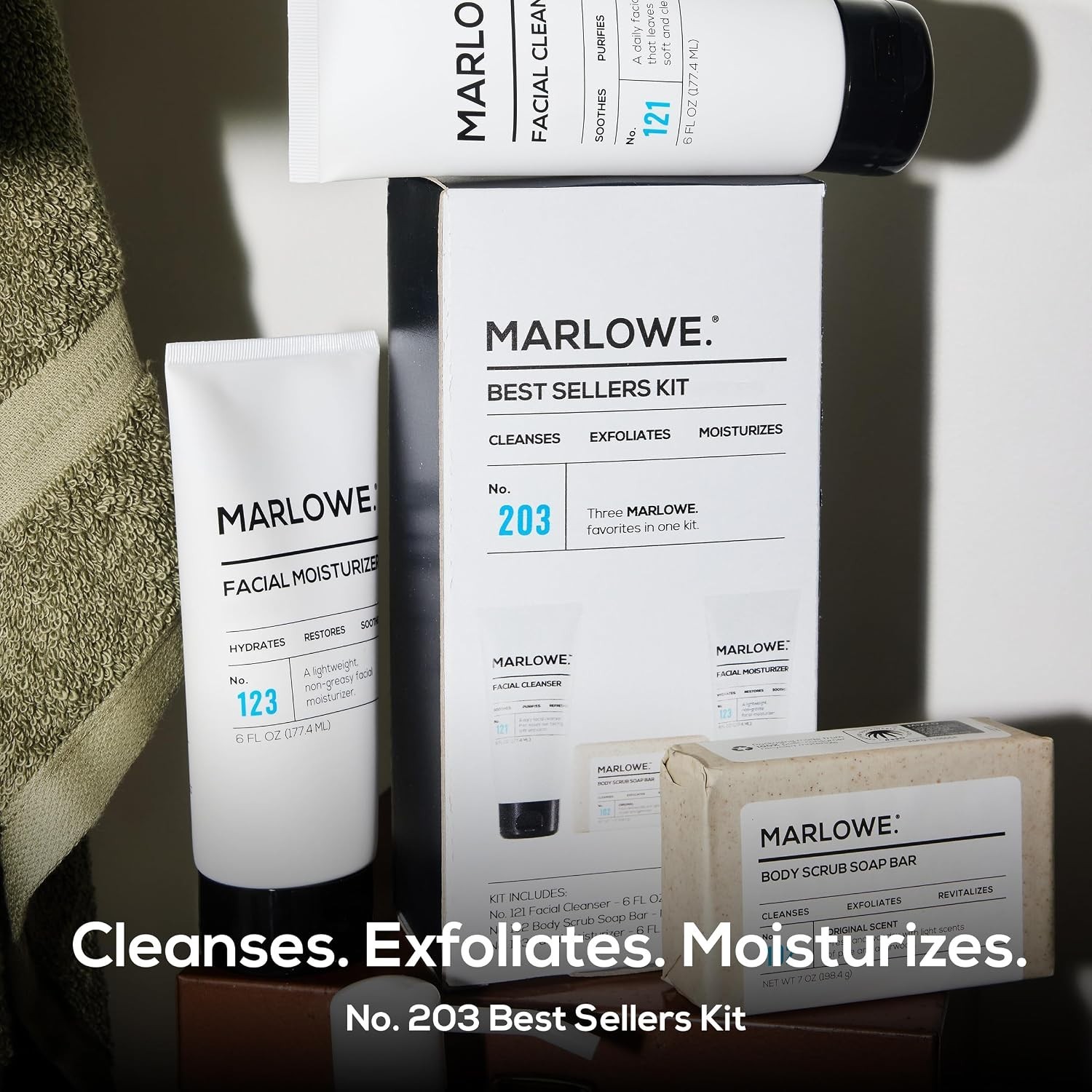 Men’s Skin Care Set, Best Sellers Kit, Soap, Cleanser, Moisturizer | Men’s Sk…