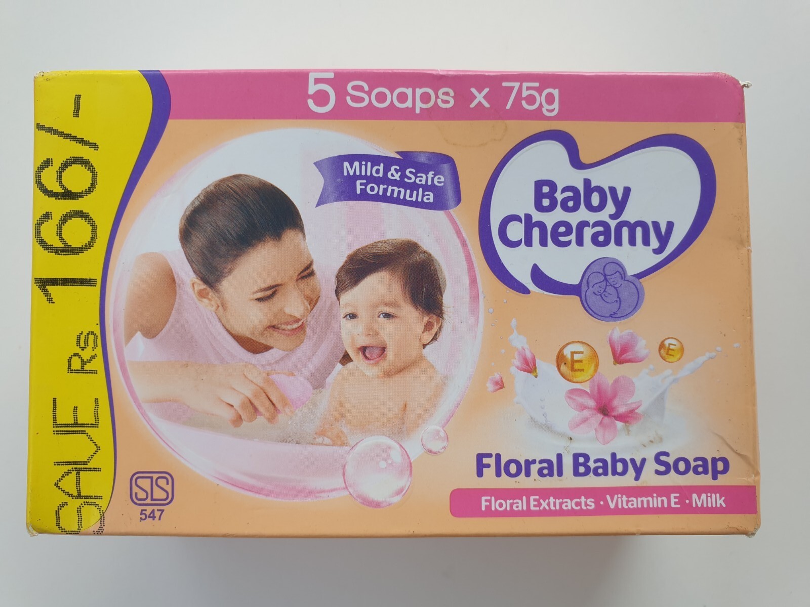 Baby soap cheramy herbal natural new skin floral milk free and moisturizing