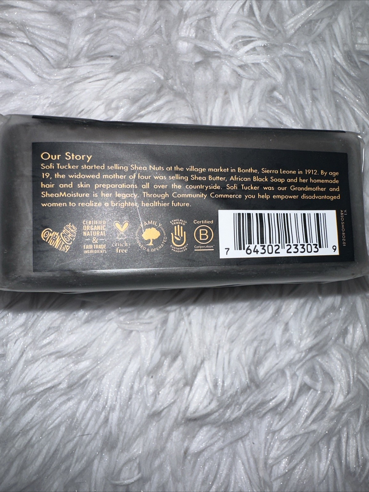 Shea Moisture African Black Soap with Shea Butter severely dry troubled skin NEW
