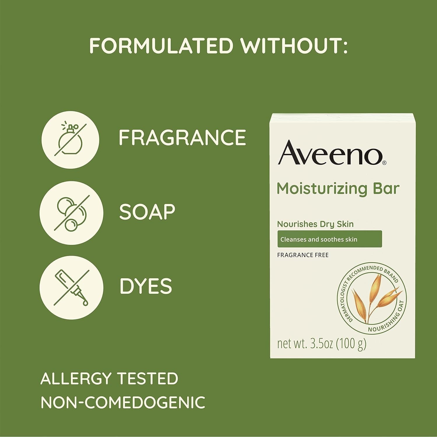 Naturals Moisturizing Bar for Dry Skin 3.5 oz Pack of 12 Unscented