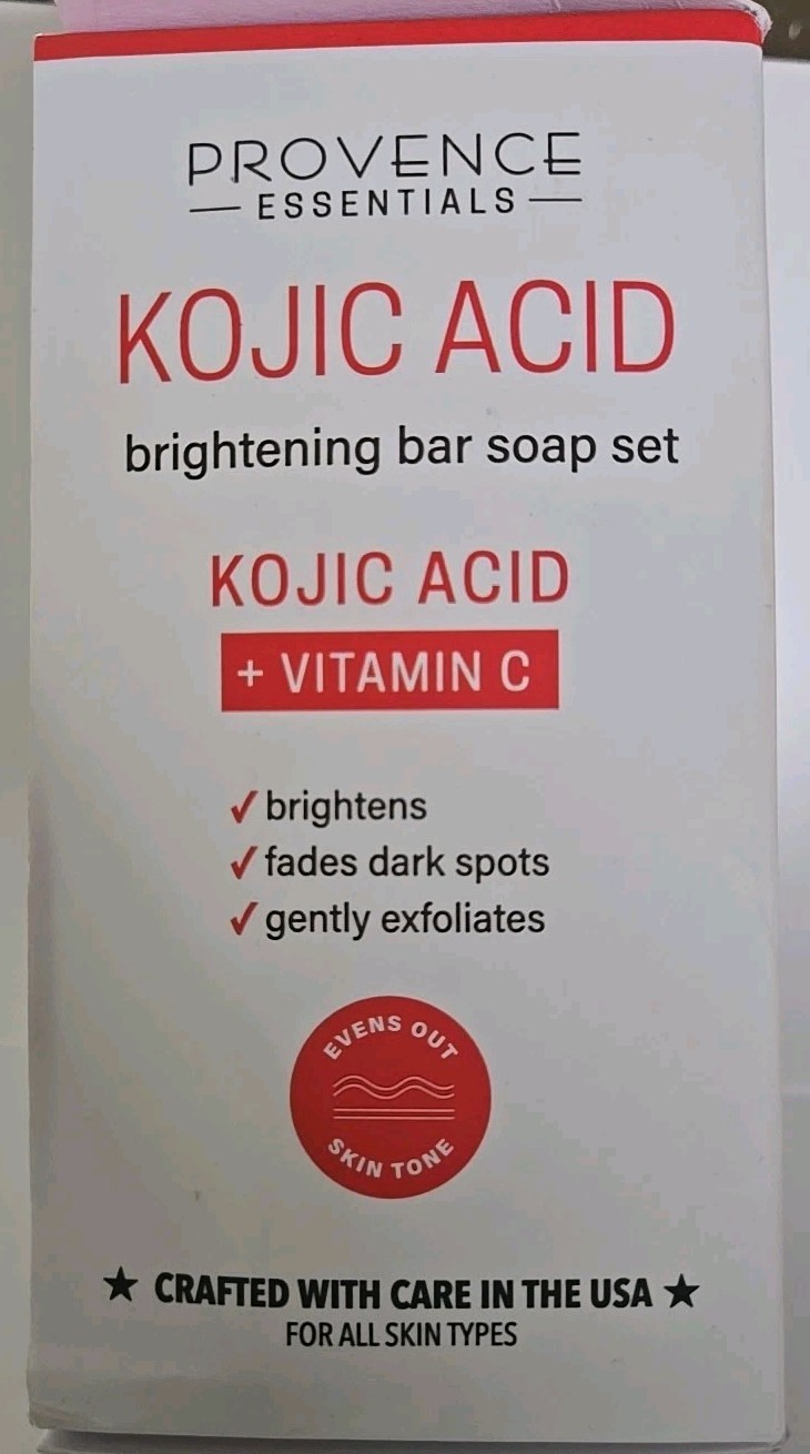 Provence Essentials Kojic Acid + vitamin c – Bar Soap Set 3 Pack 10 Oz Each