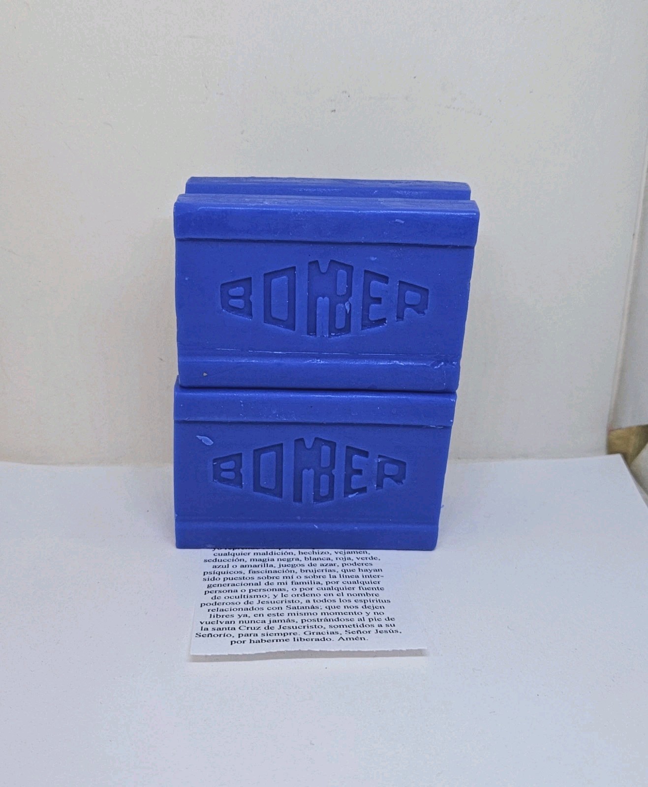 JABON AZUL 2 pcs / BLUE SOAP PARA PROTECCION Y ROMPER BRUJERIA GRATIS ORACION
