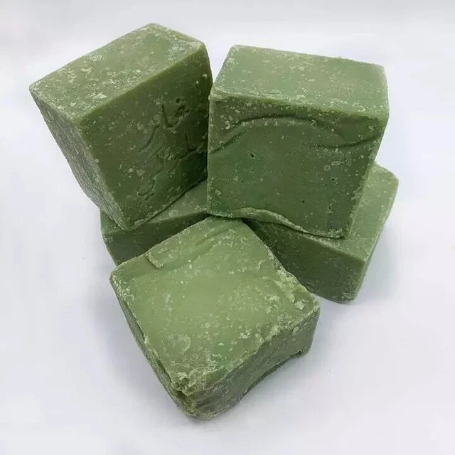 6 bar Laurel Ghar Alepo Oil Soap handmade (6.7oz ) natural soap صابون الغار حلبي