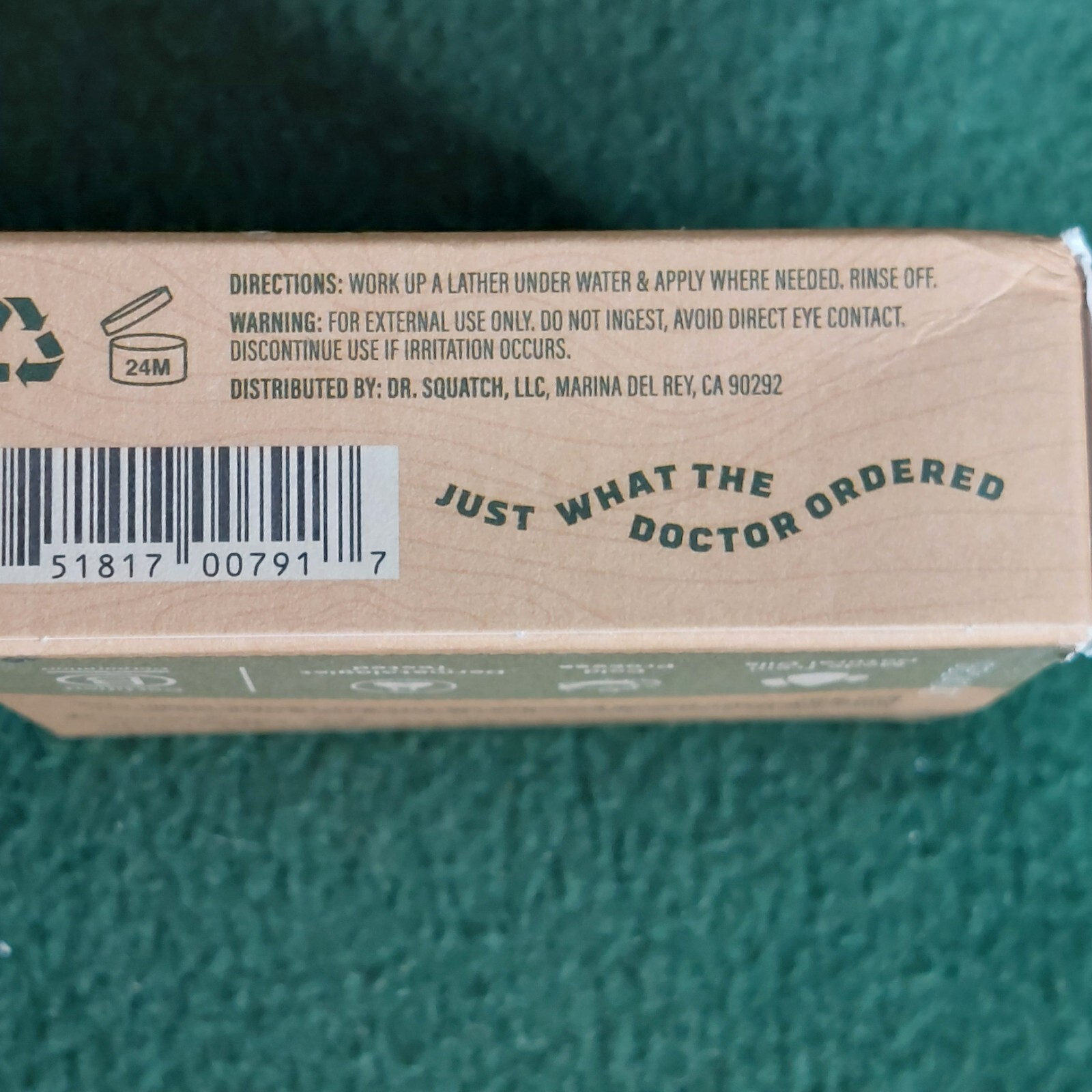 Dr Squatch BIRCHWOOD BREEZE Natural Soap 3 Pack (5 oz Each) Birch Bark & Pumice