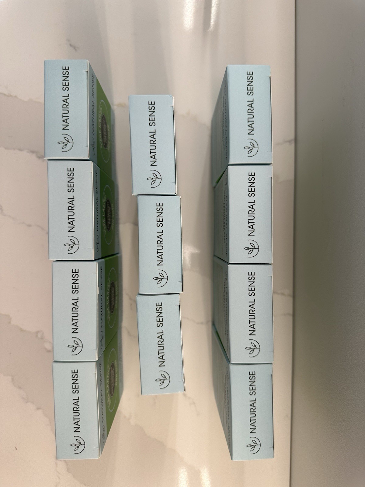 Lot of 11 Natural Sense Pure Castile Bar Soap Peppermint 5 oz Shea Butter New