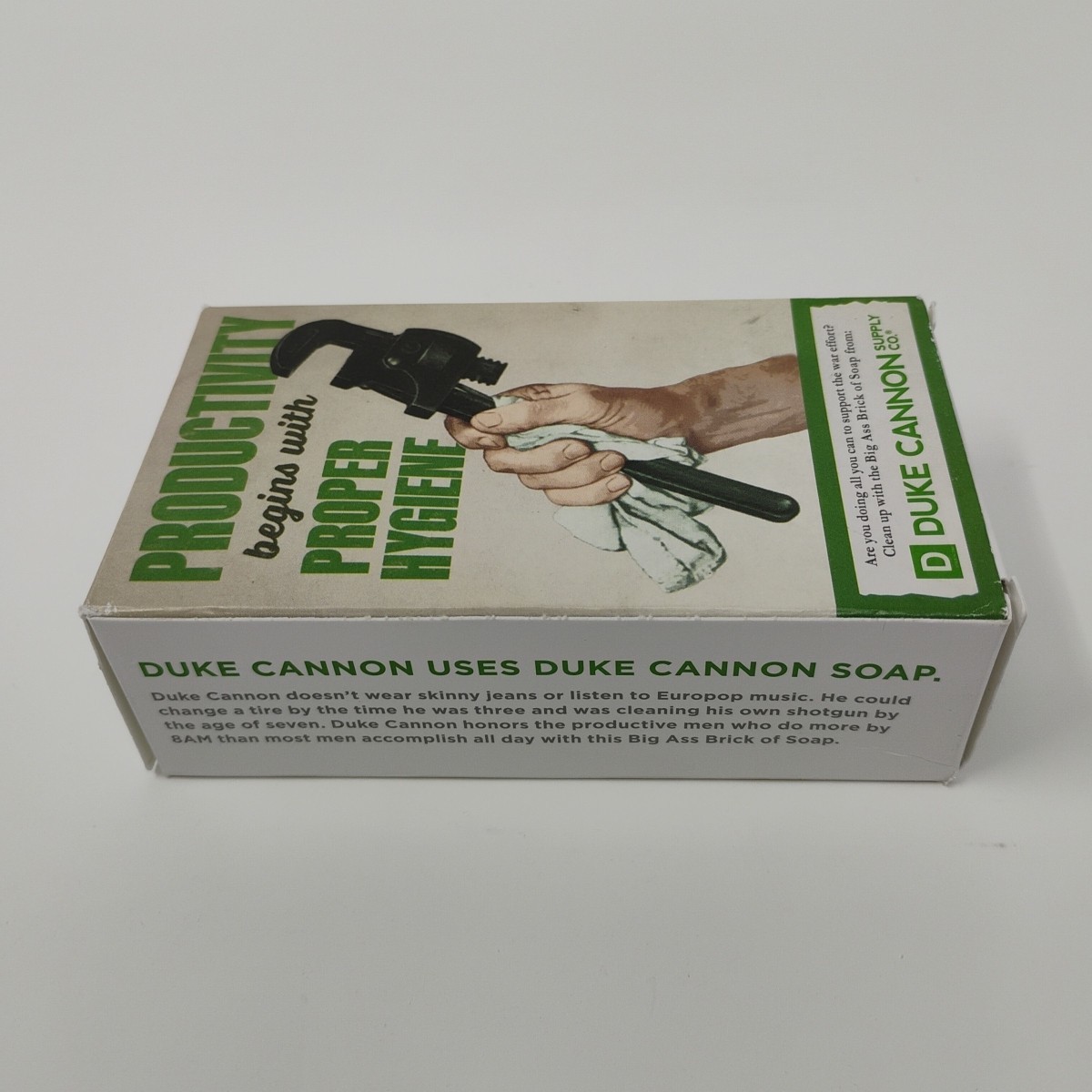 Duke Cannon Smells Like Productivity Large 10oz Big Ass Brick of Soap Made in US