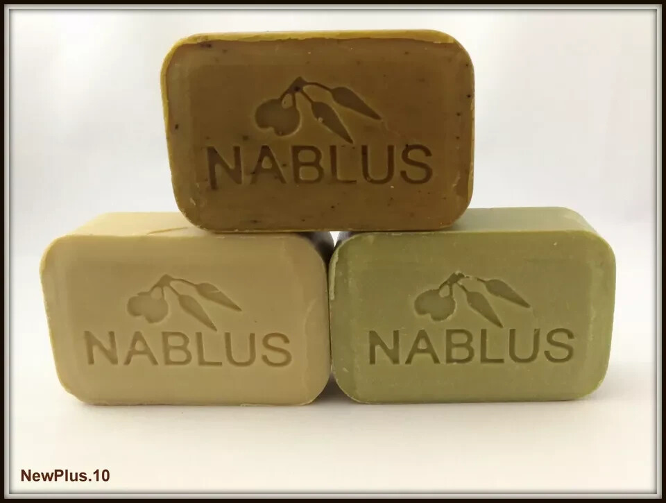 6 Bars Fresh Nablus Olive Oil Soap Handmade Distinguished Efficiency multicolor