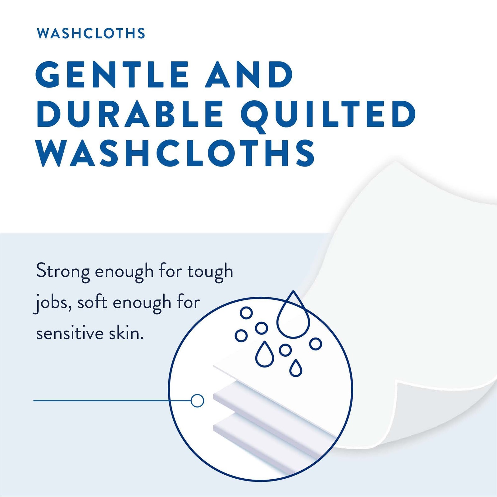 Prevail Adult Wipe or Washcloth 8 x 12″ 48 Wipes