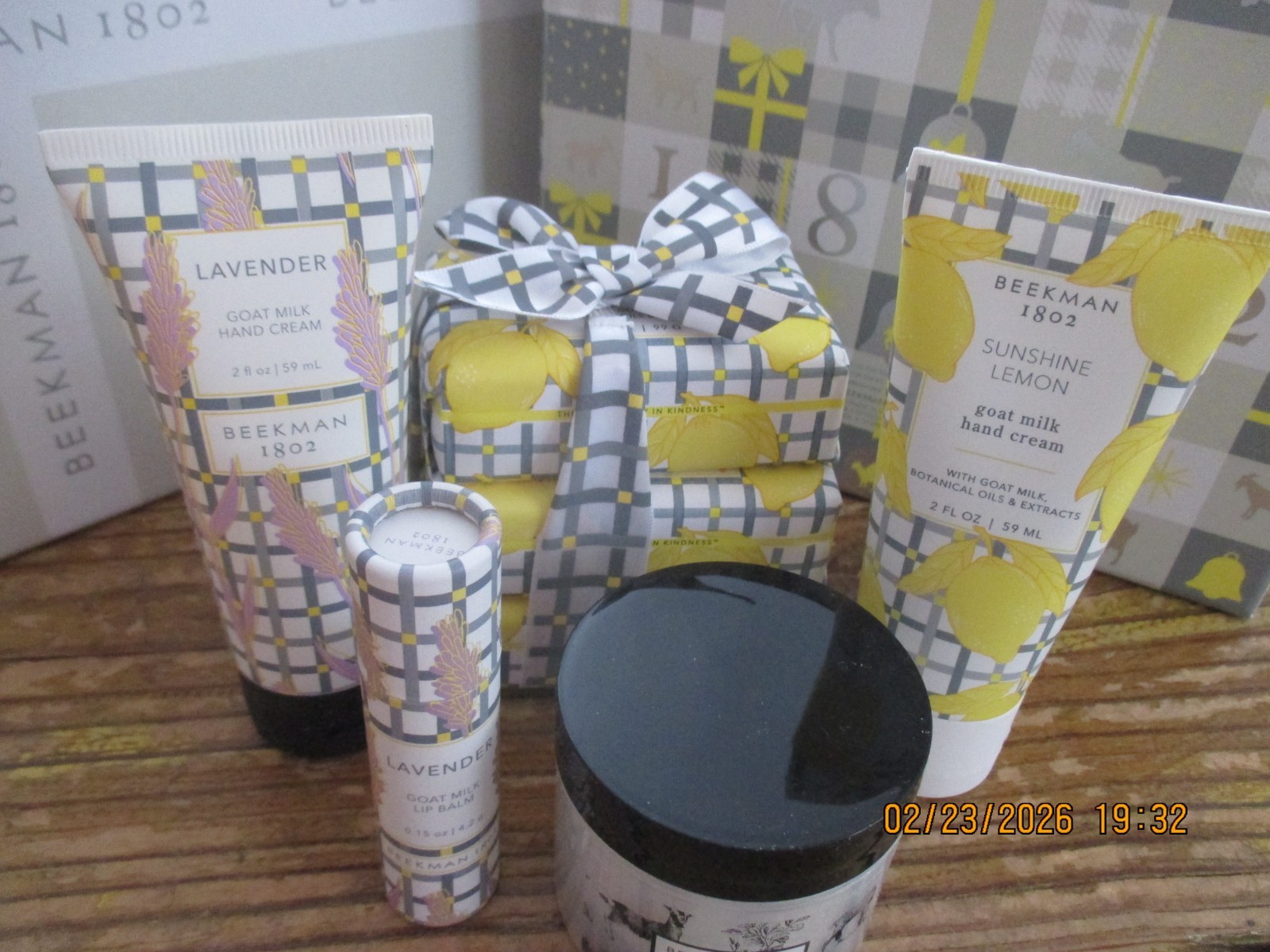 Beekman 1802 Lot of 7 Goat Milk Soap Hand Cream Body Cream Lip Balm