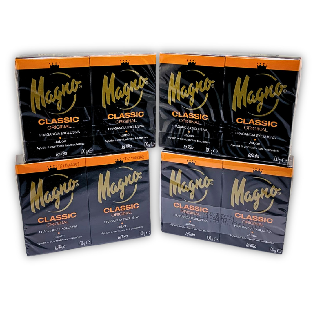 Magno Classic Original Soap 100g Exclusive Fragrance Pack of 8 Bars