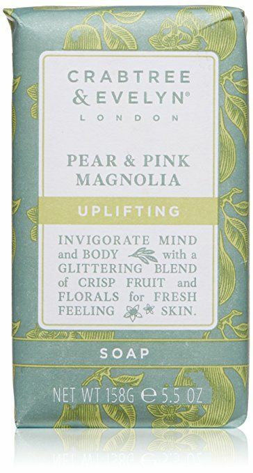 Crabtree Evelyn Pear & Pink Magnolia Uplifting perfumed Bar Soap 5.5 oz SEALED