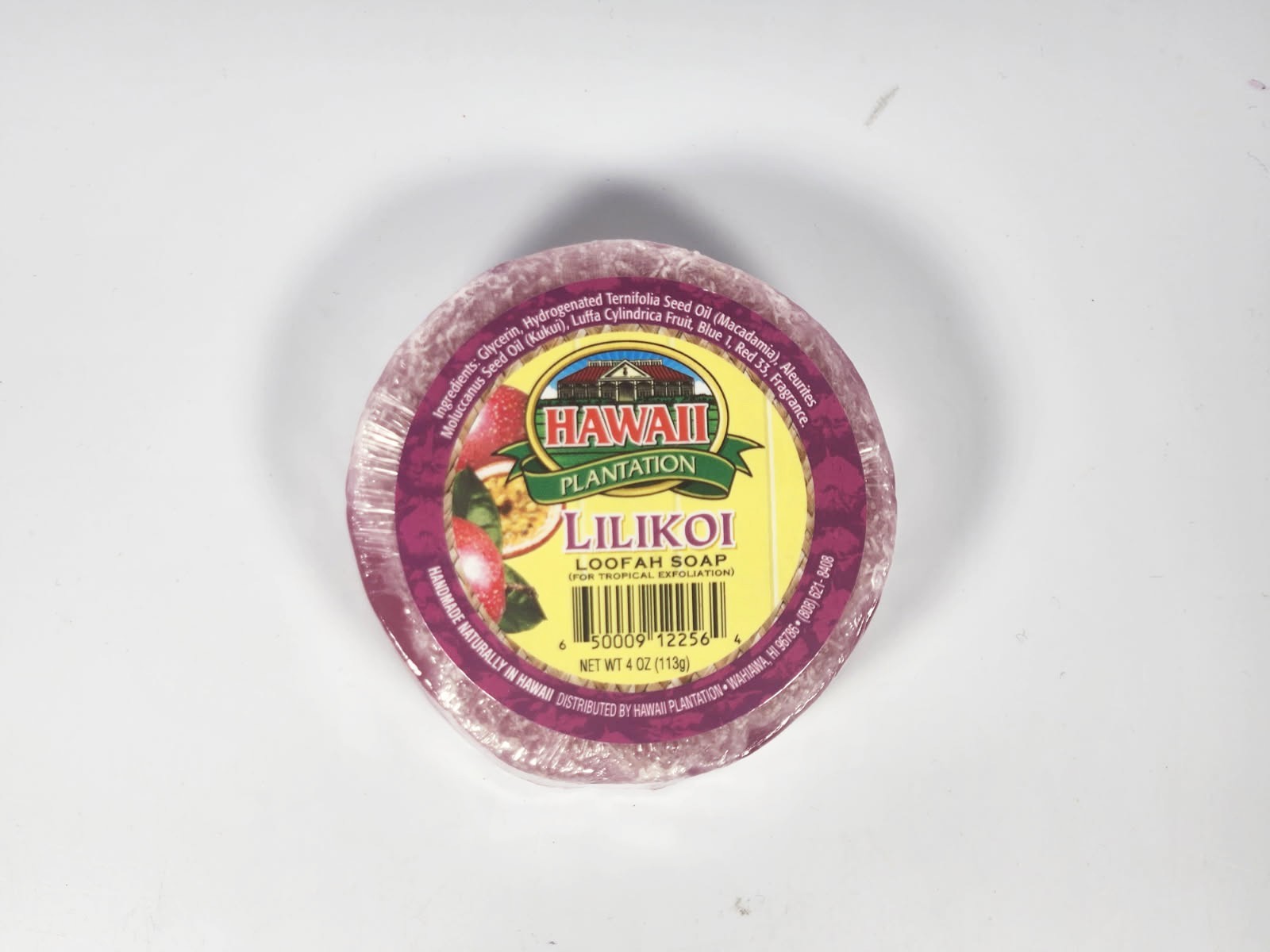 DOLE PLANTATION loofah soap from Hawaii lilikoi/ocean/papaya/pikake/plumeria NEW