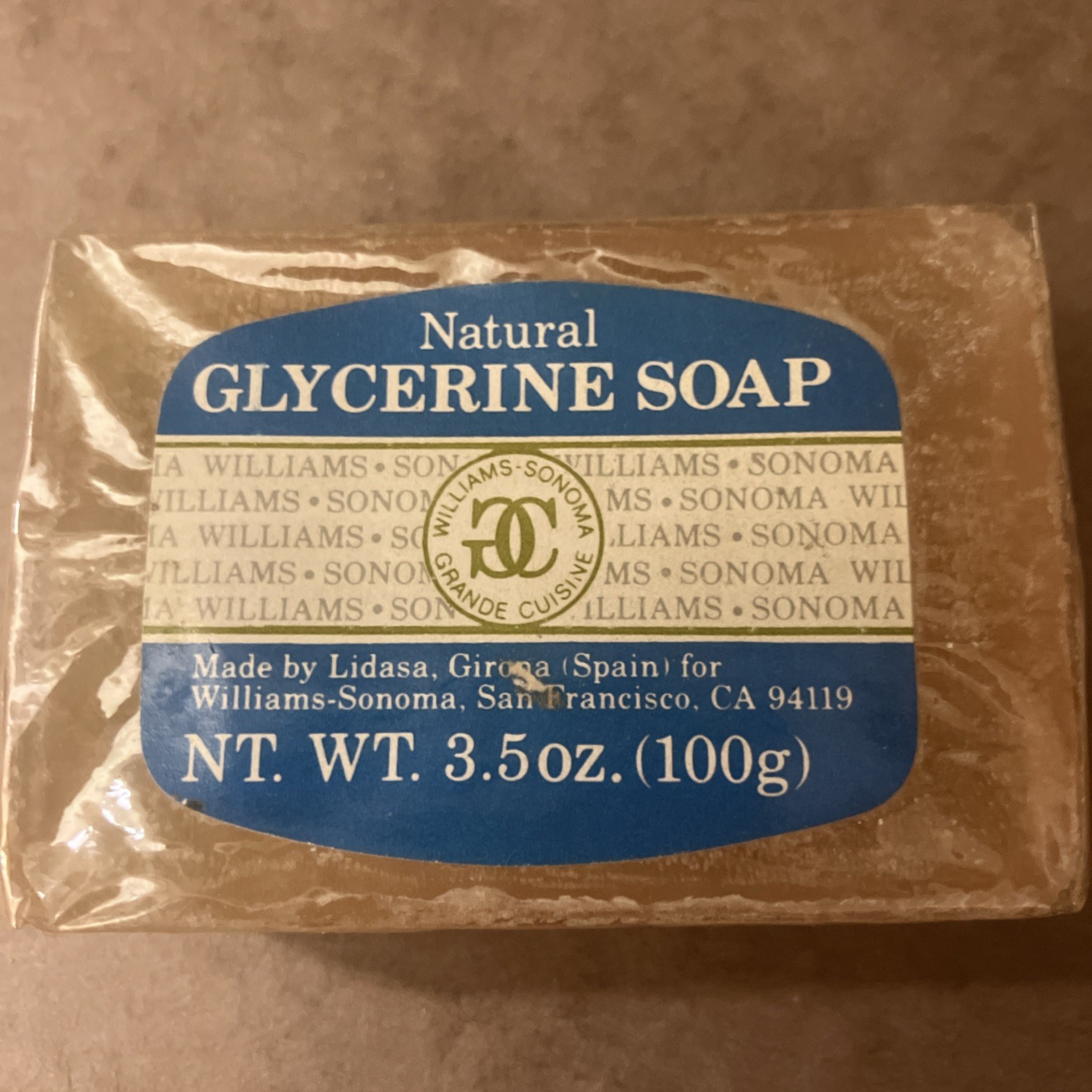Vintage 70s-80s Natural Glycerine Soap