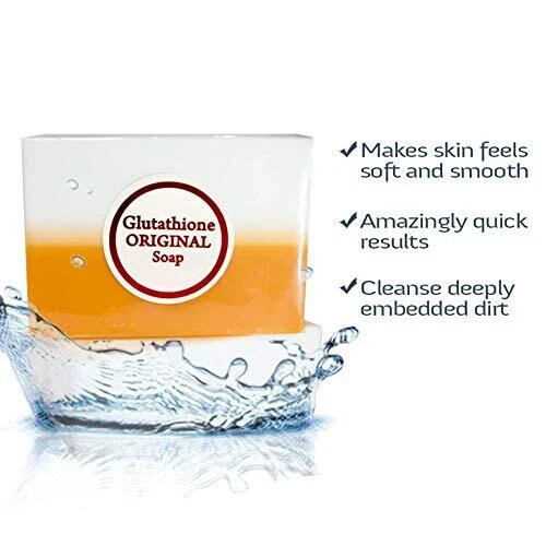 Glutathione & Kojic Acid Original Dual Soap – For Flawless Glowing Skin (5 Bars)