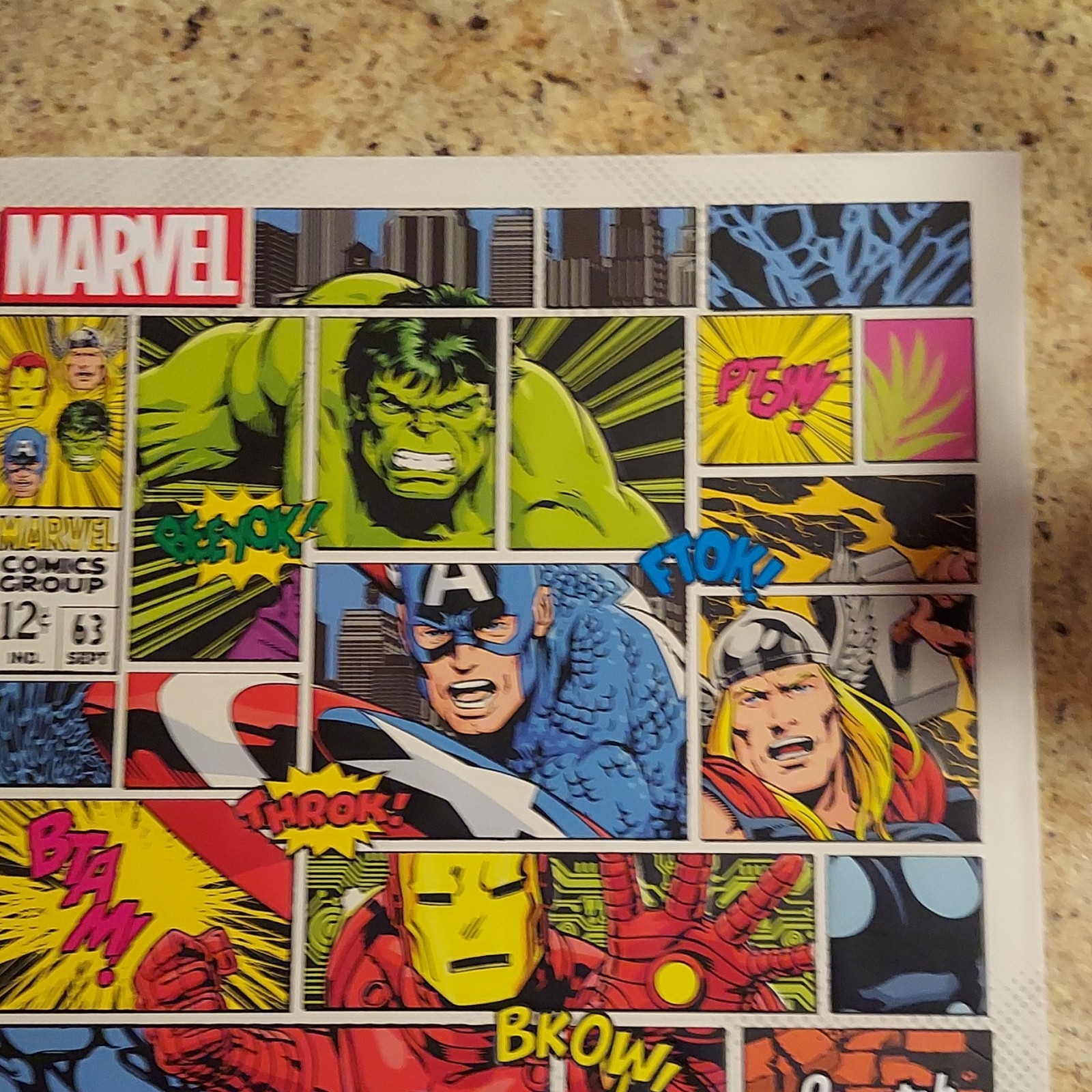 Marvel Assorted Soap Set Moisturizing Comic Pattern Multicolor