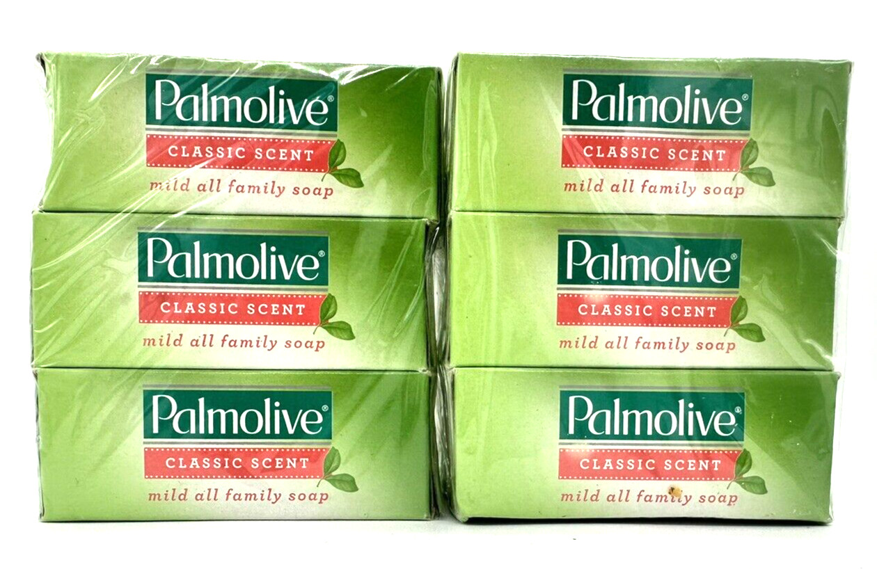 Palmolive Mild Soap New Lot of 6 Classic Scent 3.2 Oz Bars 2 – 3 packs VTG