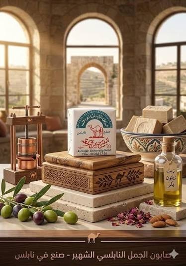 10 pieces of original Nabulsi camel soap from olive oil made in Palestine-Jordan