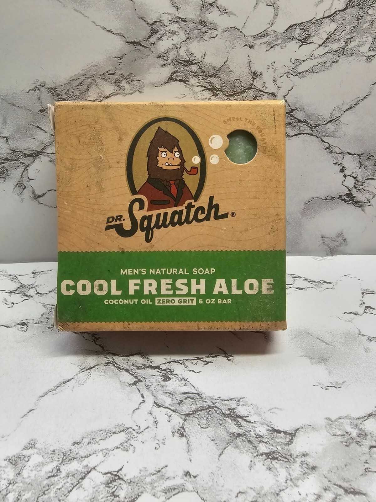 Dr. Squatch Men’s Natrual Soap w/Zero Grit Coconut Oil Cool Fresh Aloe NIB