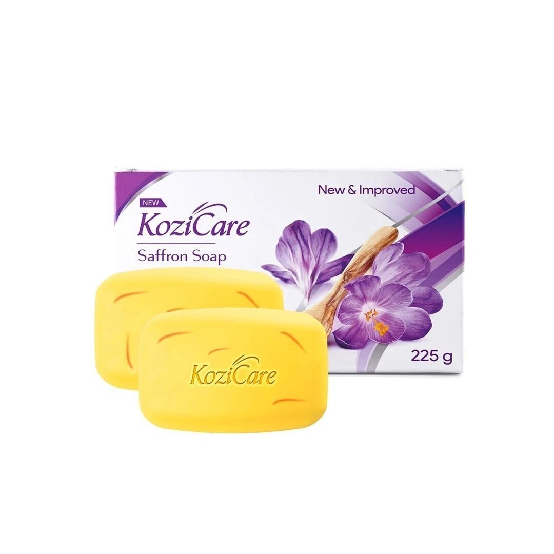 3 x Kozicare Kojiic Acid Soap & Glutathione Soap | Saffron Soap 75gm Tan Removal
