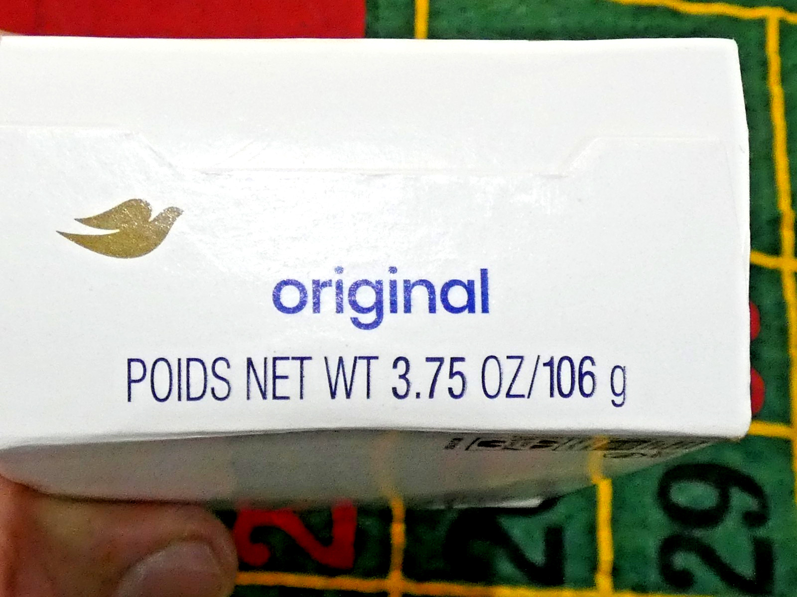 Dove Original Beauty Soap Bar With Moisturizing Cream 3.75 OZ (106g)