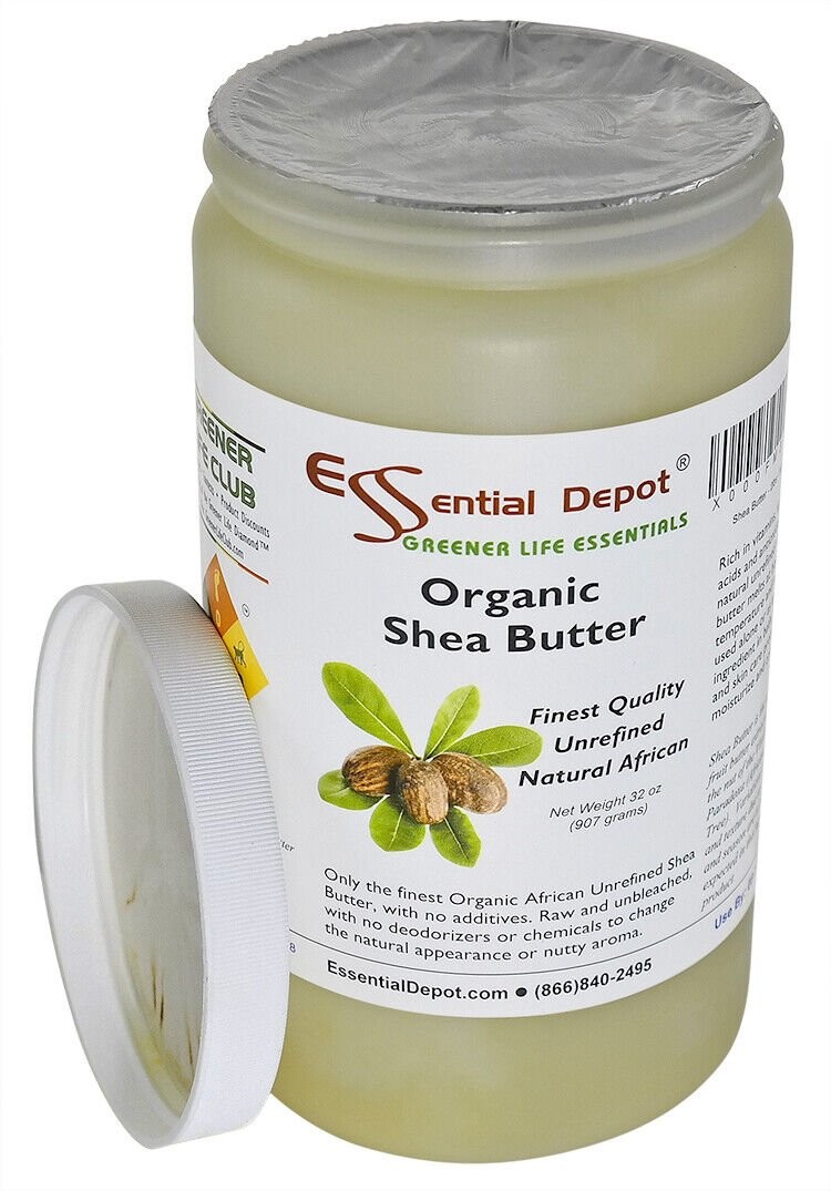 Organic Shea Butter – Grade A – Premium – Unrefined – 32 oz