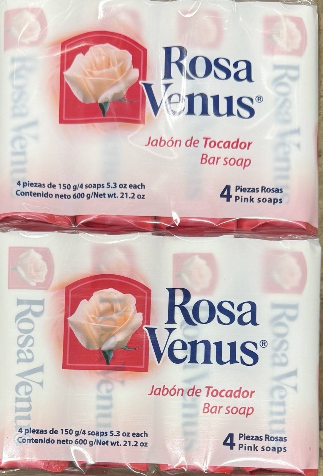 Rosa Venus Soap 5.3 oz Soap Bar 8bars Free Shipping