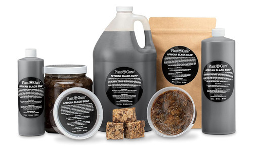 Raw African Black Soap 5 lbs. Bulk Bars 100% Pure 80 Ounce (Pack of 1),