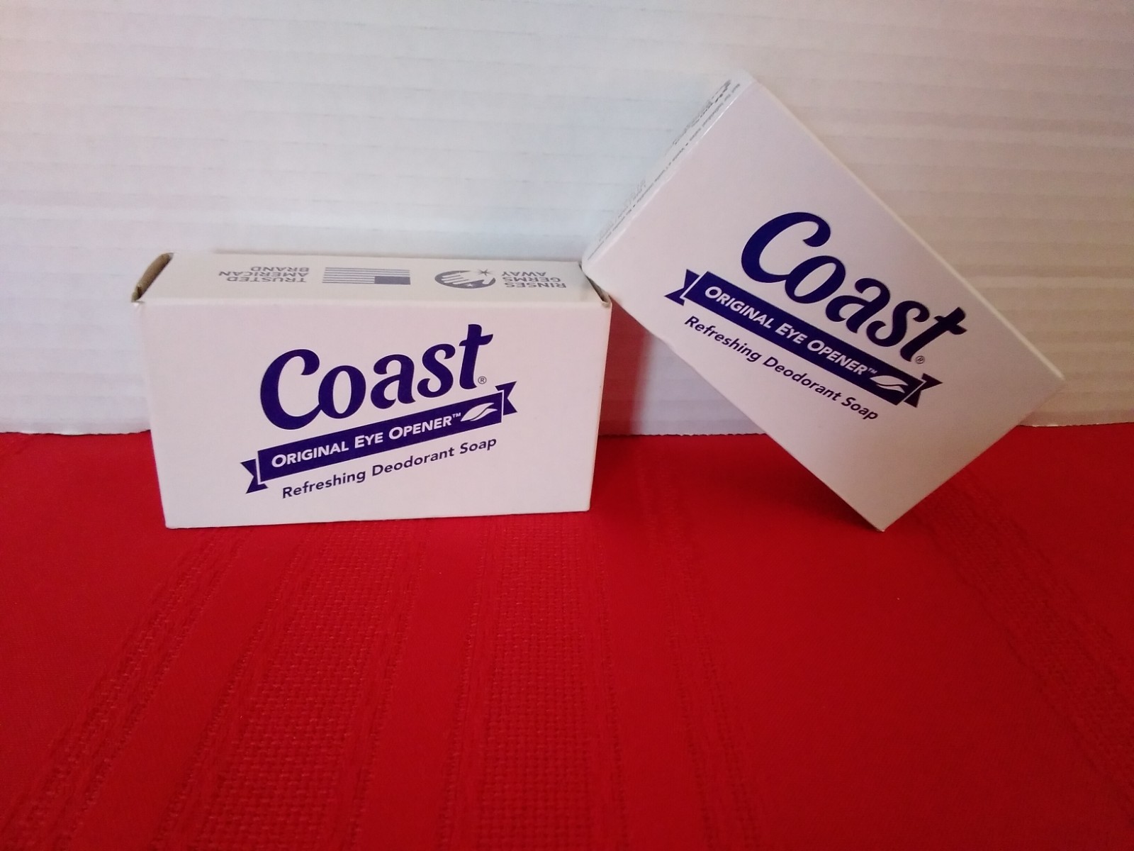 Lot of 2 Coast The Eye Opener Original Bar Soap Sealed 3.2oz Each