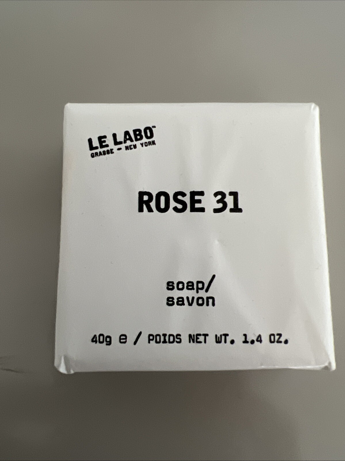 2xLe Labo ROSE 31 Soap SCENTED BODY BAR 2OZ 60G And 1.4OZ 40G NEW