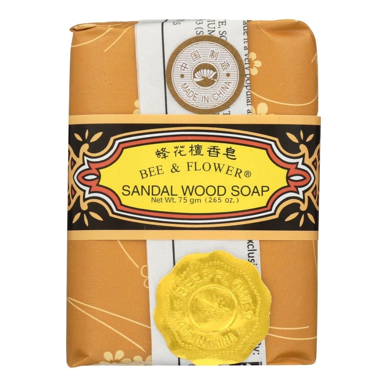 Bee & Flower – Chinese Sandalwood Soap 2.65oz – 12/case