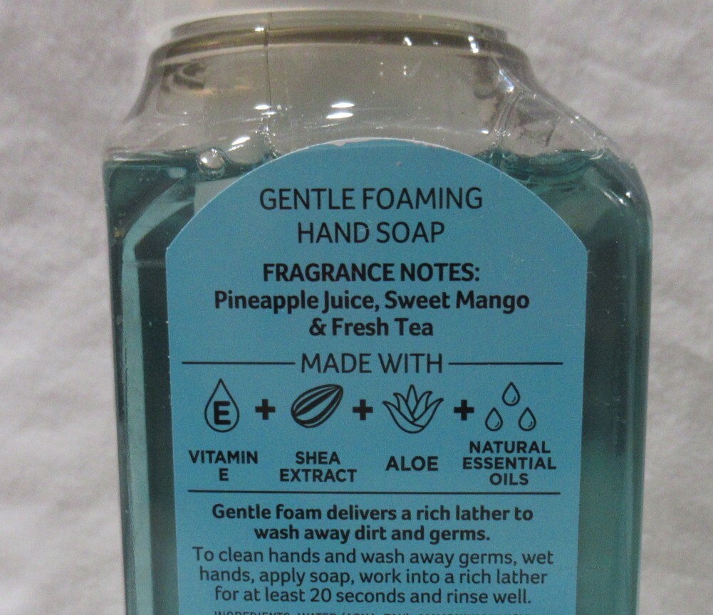 BLENDS by Bath & Body Works Foaming Hand Soap WHITE TEA & SAGE + PINEAPPLE MANGO