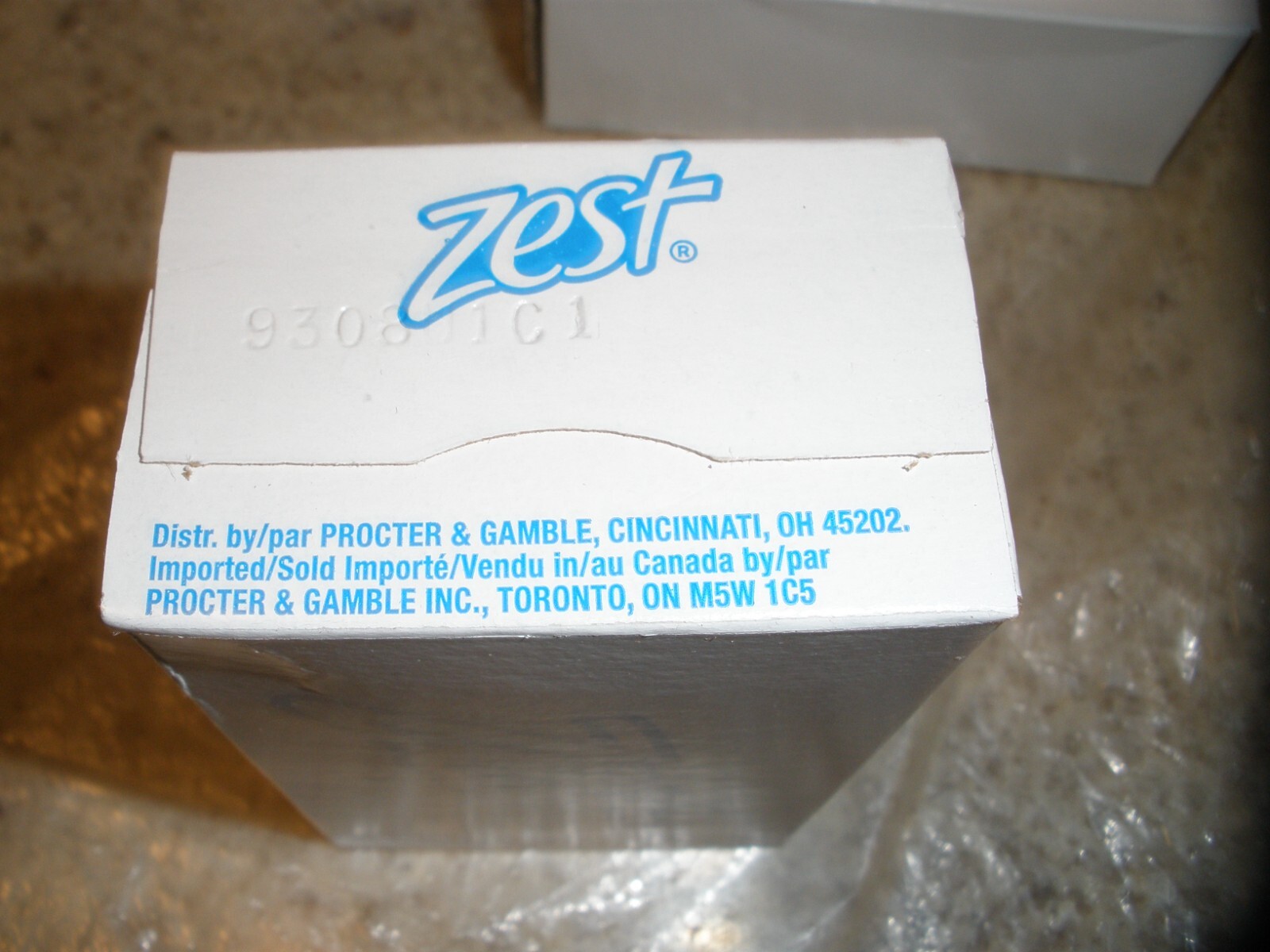 NEW LOT OF 5 VINTAGE ZEST BAR SOAPS 4.0 OZ EACH BAR