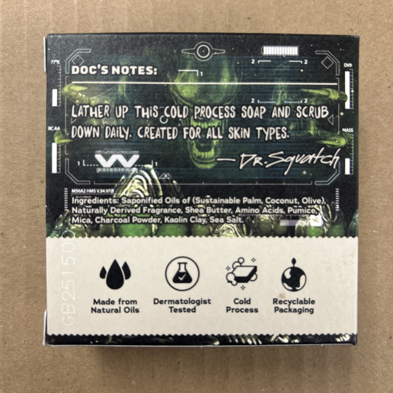 Dr. Squatch ALIEN AWAKENING Natural Soap Bar Ltd Ed Alien