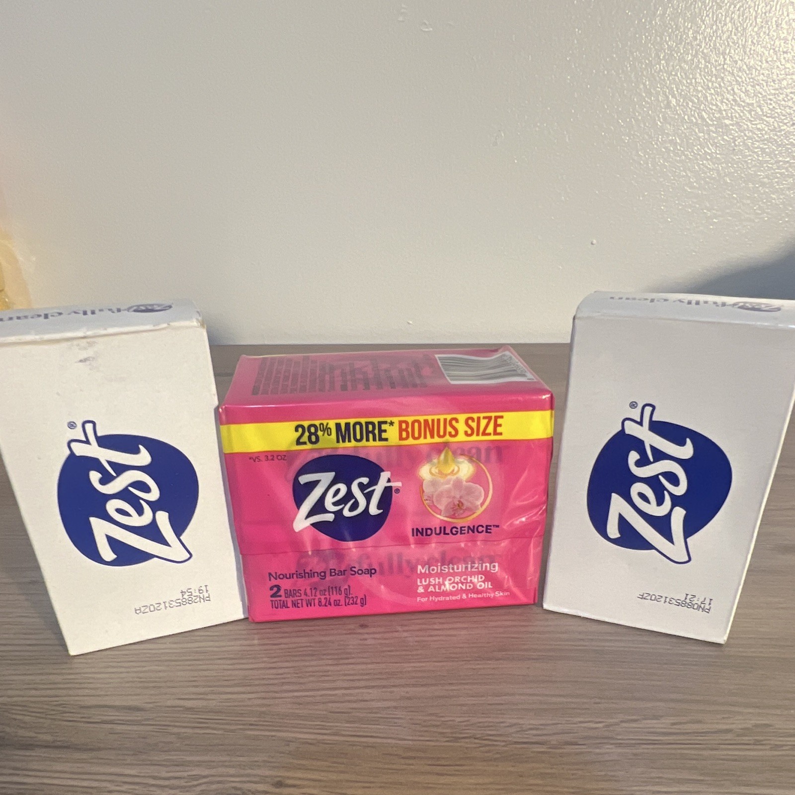 Zest Indulgence Nourishing Bar Soap Moisturizing Lush Orchid Almond Oil 8.24oz