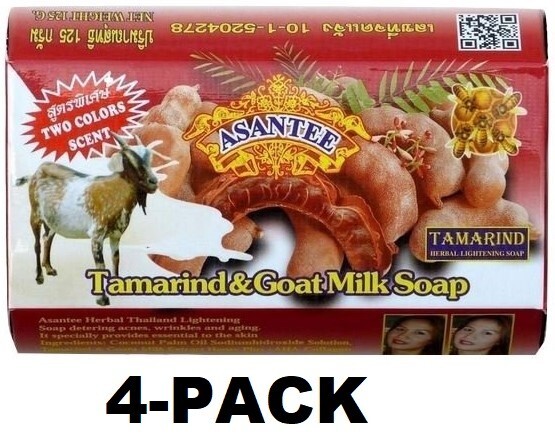 Asantee Tamarind & Goat Milk Herbal Soap – 125g 4 BARS