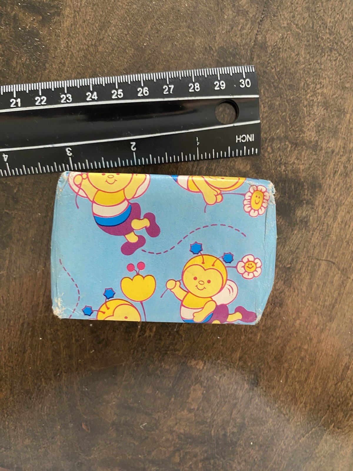 Avon Bumble Babee Body Bar Soap 3 oz Blue Rectangular Cartoon Pattern