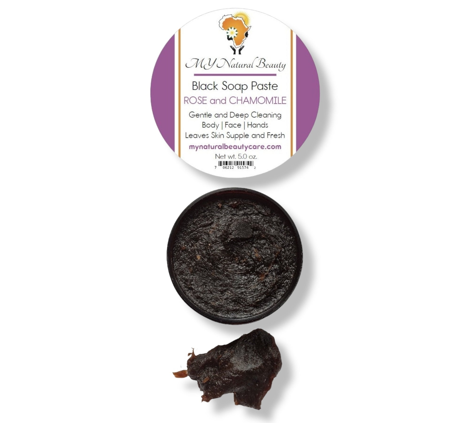 Black Soap Paste | ROSE and CHAMOMILE