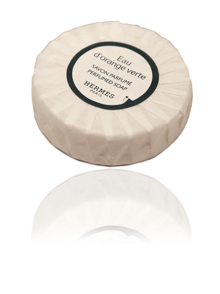 Hermes Eau d’Orange Verte Pleated Soap 50 grams – Set of 6