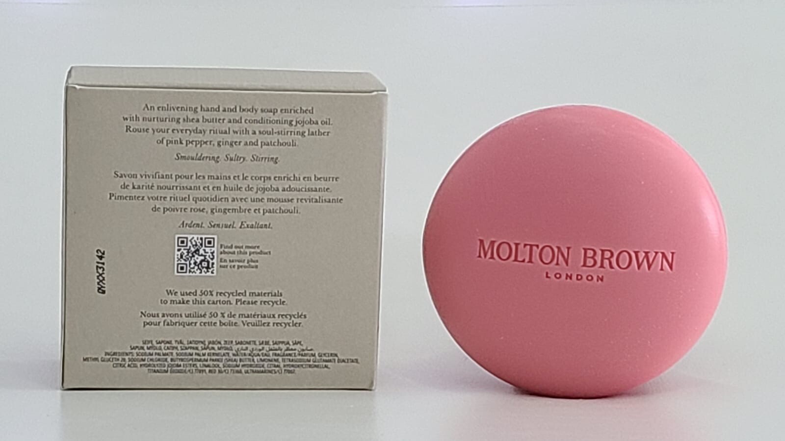 Molton Brown Fiery Pink Pepper Perfumed Soap 5.29 oz