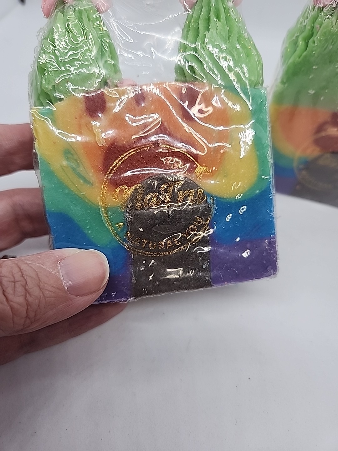 Na Tru Hndmade Soap Rainbow Cactus Set Of 2
